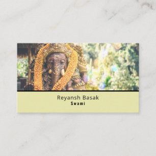Tarjeta De Visita Ganesh el Dios hindú, hinduismo, religión