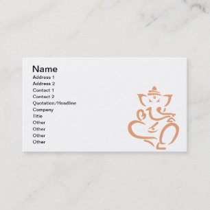 Tarjeta De Visita Ganesha