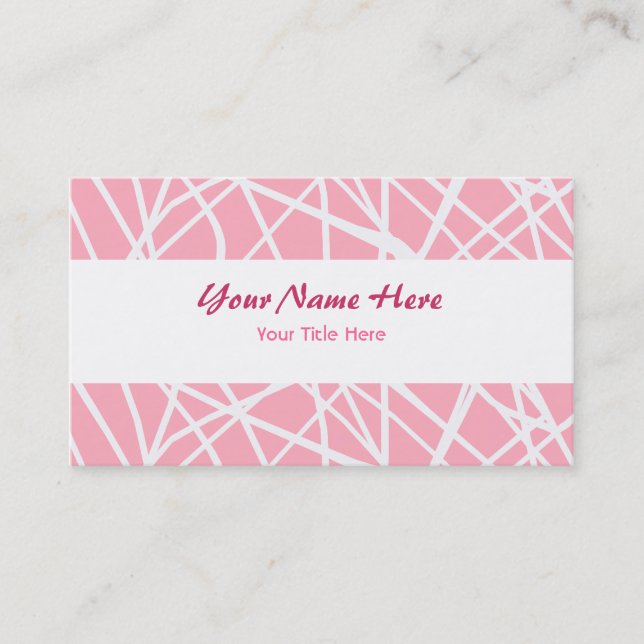 Tarjeta De Visita Garabatos (Anverso)