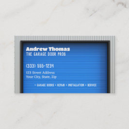 Tarjeta De Visita Garage Door QR