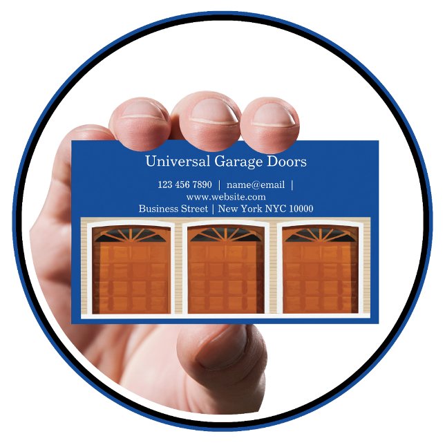 Tarjeta De Visita Garage Door Services New Style (Subido por el creador)