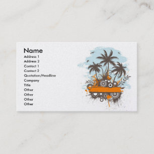 Tarjeta De Visita Garcya.us_blog_001, Nombre, Dirección 1, Direcci