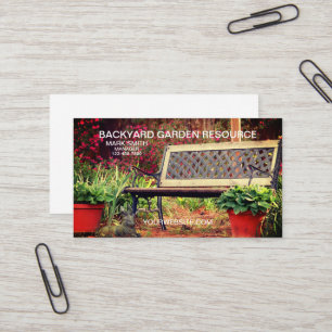 Tarjeta De Visita Garden Nursery Business