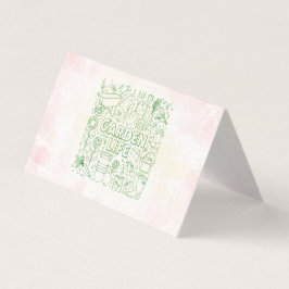 Tarjeta De Visita Garden Pack