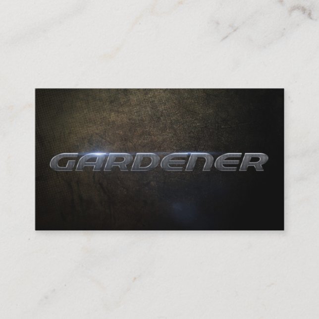 Tarjeta De Visita Gardener business card (Anverso)