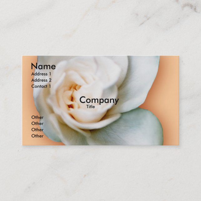 Tarjeta De Visita Gardenia (Anverso)