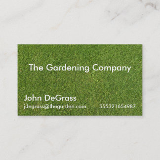 Tarjeta De Visita Gardening Services