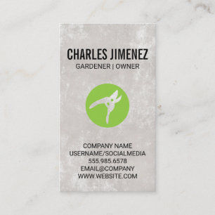 Tarjeta De Visita Gardening Shears
