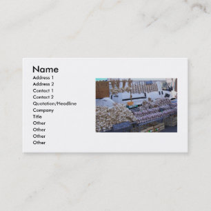 Tarjeta De Visita Garlic Business Card