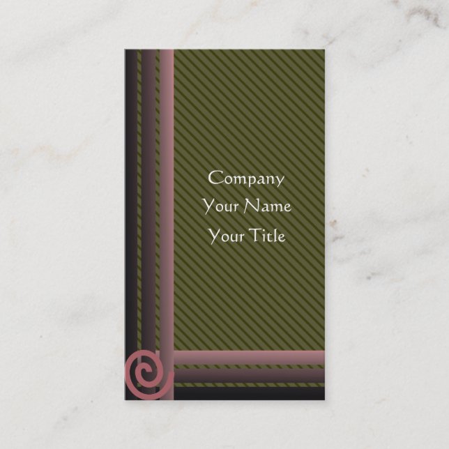 Tarjeta De Visita Gases de negocio geométricos (Anverso)