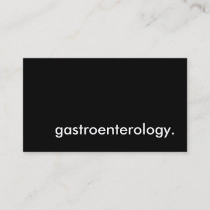 Tarjeta De Visita gastroenterología.