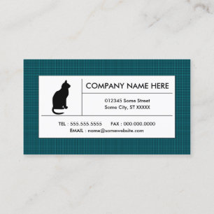 Tarjeta De Visita gatito