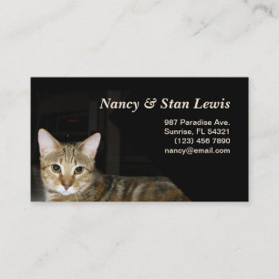 Tarjeta De Visita Gato