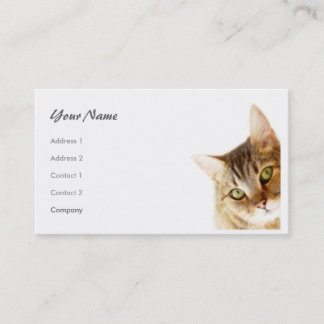Tarjeta De Visita Gato