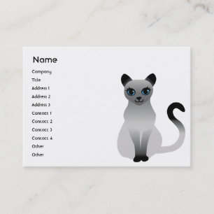 Tarjeta De Visita Gato - Chubby