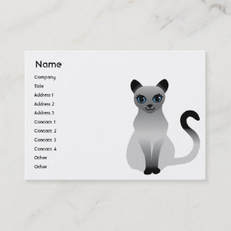 Tarjeta De Visita Gato - Chubby