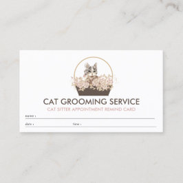 Tarjeta De Visita Gato de citas de Boho