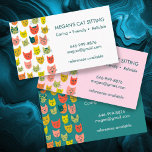 Tarjeta De Visita Gato Situ Cute Colorful Funny Gatitos Vets<br><div class="desc">¡Echa un vistazo a estos lindos y coloridos gatos graciosos! Hace una excelente tarjeta de visita para los gatos,  veterinarios,  psíquicos mascotas,  pasteleros y más. Revisa mi tienda por más o hazme saber si quieres algo personalizado. Un solo lado perfecto para instalar en tablones de anuncios locales.</div>