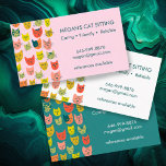 Tarjeta De Visita Gato Situ Cute Colorful Funny Gatitos Vets<br><div class="desc">¡Echa un vistazo a estos lindos y coloridos gatos graciosos! Hace una excelente tarjeta de visita para los gatos,  veterinarios,  psíquicos mascotas,  pasteleros y más. Revisa mi tienda por más o hazme saber si quieres algo personalizado.</div>