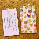 Tarjeta De Visita Gato Situ Cute Colorful Funny Gatitos Vets<br><div class="desc">¡Echa un vistazo a estos lindos y coloridos gatos graciosos! Hace una gran tarjeta de visita para los aficionados al gato,  los veterinarios y más! Revisa mi tienda por más o hazme saber si quieres algo personalizado.</div>