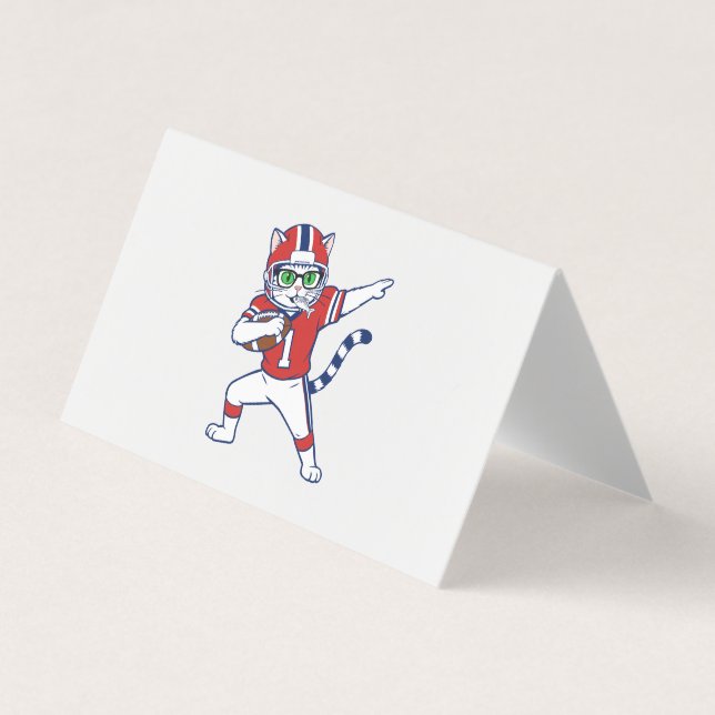 Tarjeta De Visita Gato Touchdown  (Anverso)