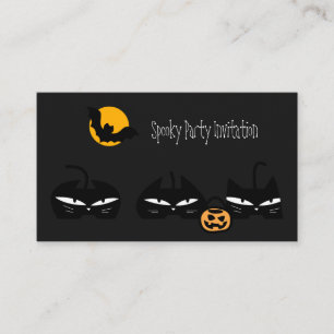 Tarjeta De Visita Gatos negros