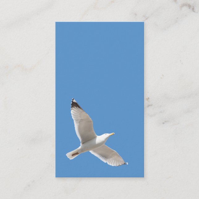 Tarjeta De Visita Gaviota voladora (Anverso)