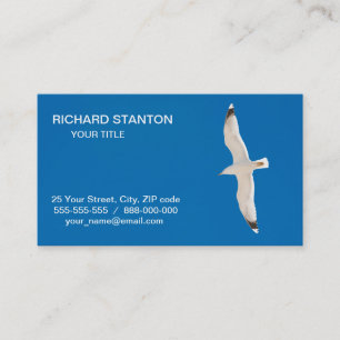 Tarjeta De Visita Gaviota voladora