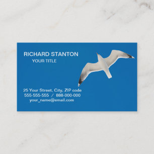 Tarjeta De Visita Gaviota voladora