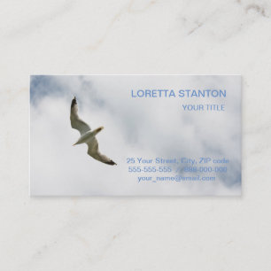 Tarjeta De Visita Gaviota voladora