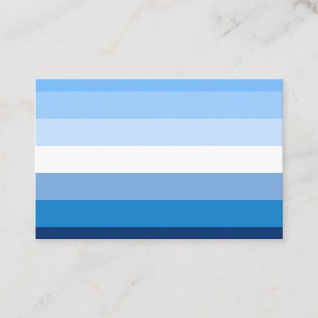 Tarjeta De Visita Gay men Flag (Anverso)