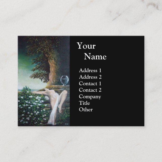 TARJETA DE VISITA GEA, MIRTEL Y AGUA (Anverso)