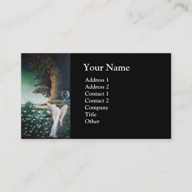 TARJETA DE VISITA GEA, MIRTEL Y AGUA (Anverso)