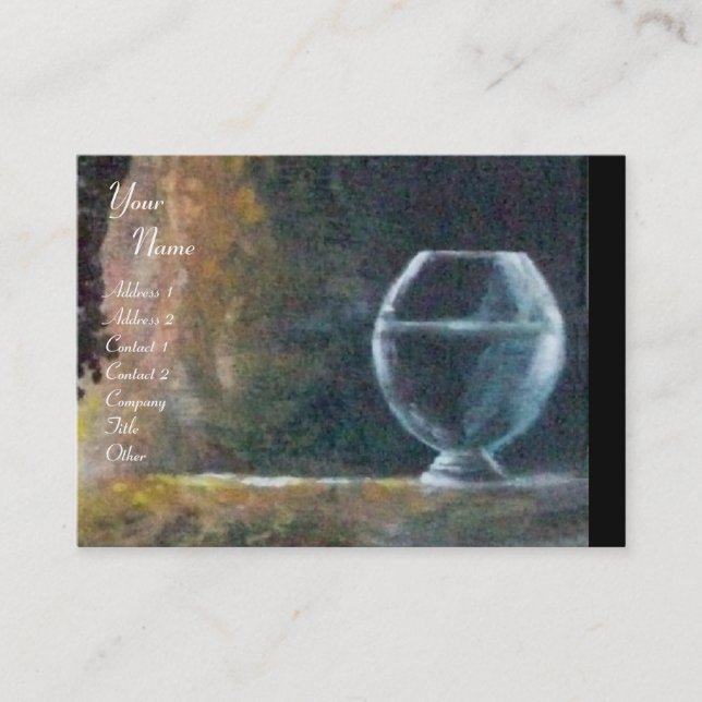 Tarjeta De Visita GEA, MIRTEL Y AGUA ,Monograma (Anverso)