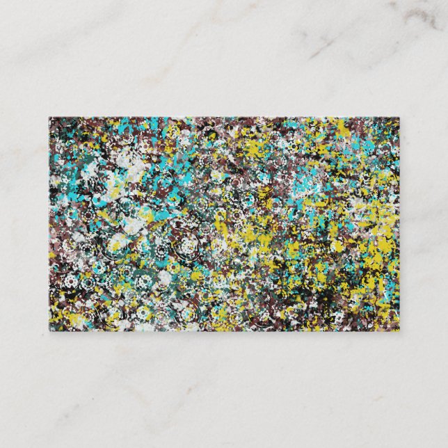 Tarjeta De Visita Geared Toward Abstract Art Design Lover (Anverso)