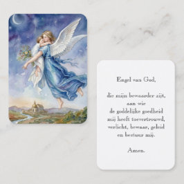 Tarjeta De Visita Gebedskaartje Beschermengel Kaulbach Nederlands