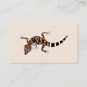 Tarjeta De Visita GECKO gráfico - reptile - lagarto - animal