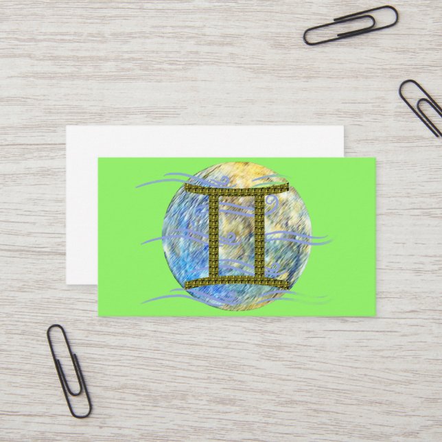 Tarjeta De Visita Géminis (Anverso/Reverso In Situ)