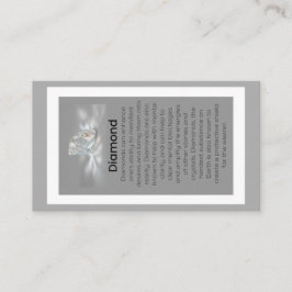 Tarjeta De Visita Gemstone Diamond Crystal significa Joyería