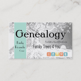 Tarjeta De Visita Genealogía Árbol de familia Iconos de medios socia