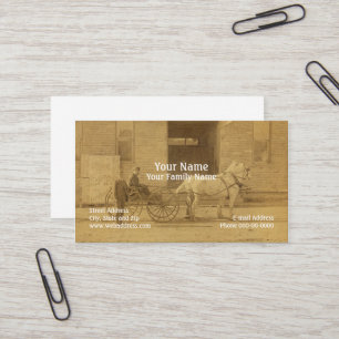 Tarjeta de visita genealógica