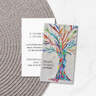 Tarjeta De Visita Genealogista Árbol genealógico