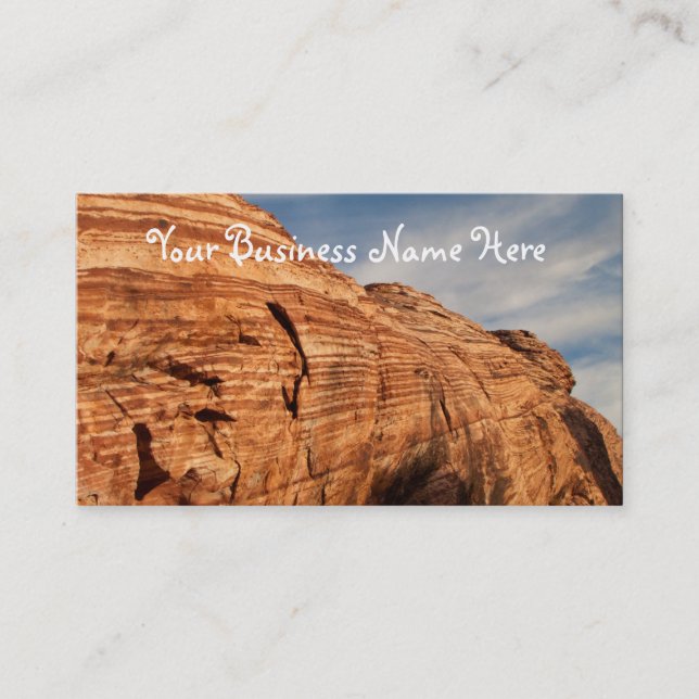 Tarjeta De Visita Generaciones en roca roja (Anverso)