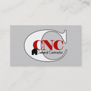 Tarjeta De Visita General Contractor del CNC