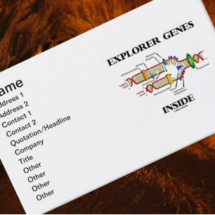 Tarjeta De Visita Genes del explorador internos (replicación del ADN