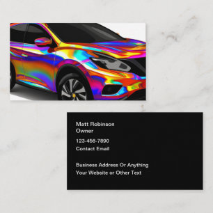 Tarjeta De Visita Genial audio automotriz y alarma
