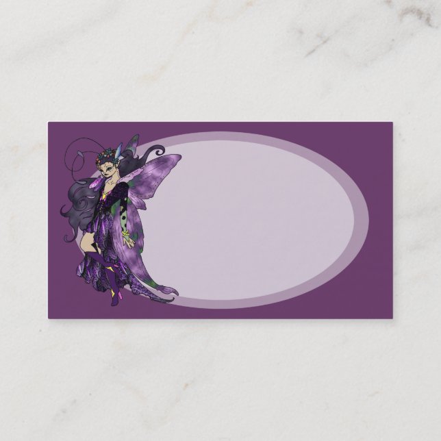 Tarjeta De Visita Gente justa: Brezo (Reverso)