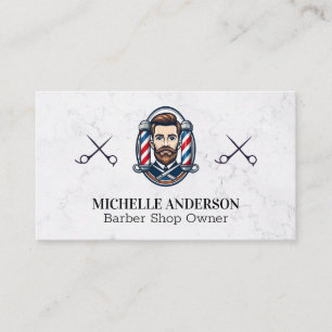 Tarjeta De Visita Gentlemen Barber Barber Polo