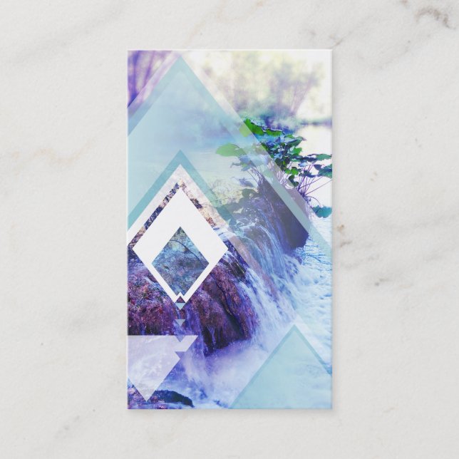 Tarjeta De Visita geohaze acuático (Anverso)