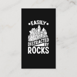 Tarjeta De Visita Geología divertida del coleccionista de rock